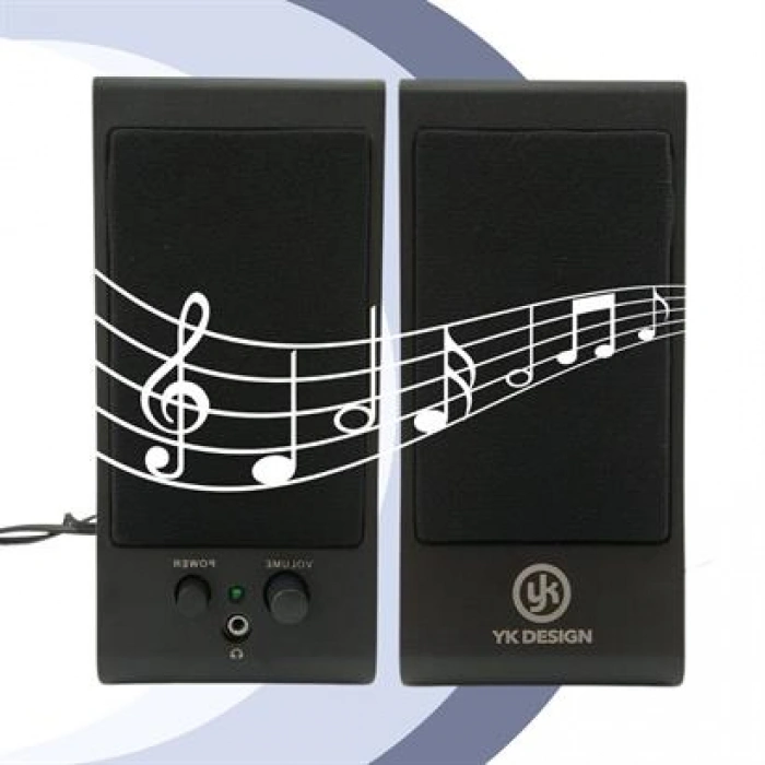TUFEYO Kablolu Aux Girişli Her PC Uyumlu  1+1 HiFi Ses Sistemi Stereo Multimedya Dijital Hoparlör