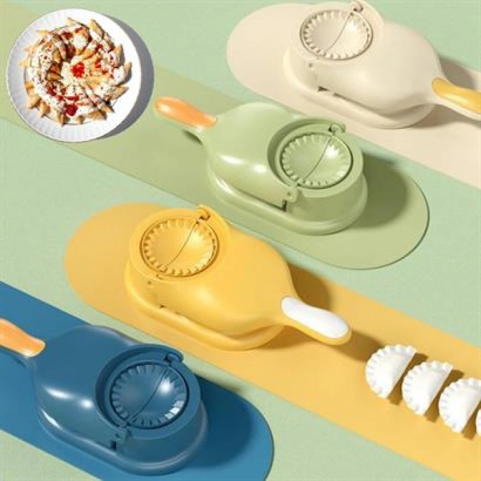 TUFEYO Pratik Hamur Açıcı Mantı Börek Poğaça Hamuru Açma Aparatı Mantı Makinesi