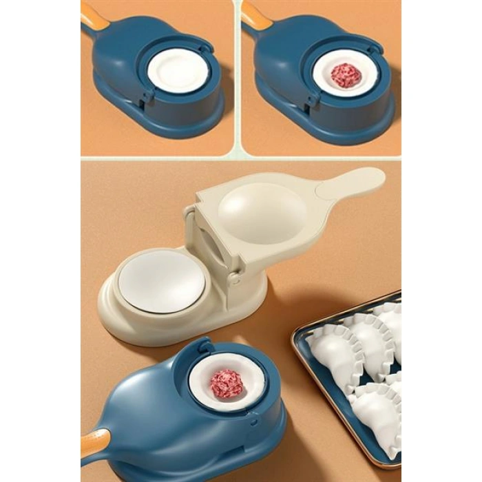 TUFEYO Pratik Hamur Açıcı Mantı Börek Poğaça Hamuru Açma Aparatı Ravioli Mantı Makinesi