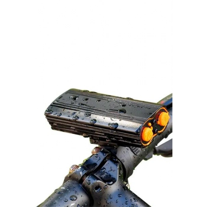 TUFEYO Şarj Göstergeli Uzun Menzil Su Geçirmez LED Bisiklet Feneri 1600 Lumen