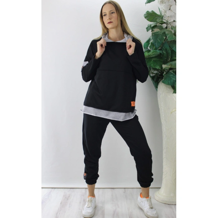 Armalı Eşofman Takımı Siyah - 1908.135.