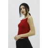 İp Askılı Bluz Kırmızı - P-019894
