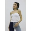 Likralı Triko Büstiyer Ekru - P-019895