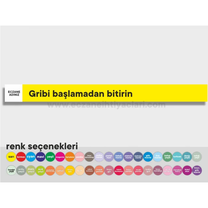 Gribi başlamadan bitirin