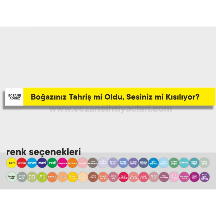 Boğazınız Tahriş mi Oldu, Sesiniz mi Kısılıyor?