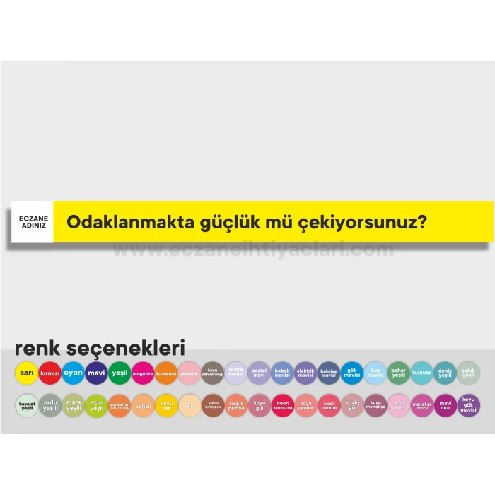 Odaklanmakta güçlük mü çekiyorsunuz?