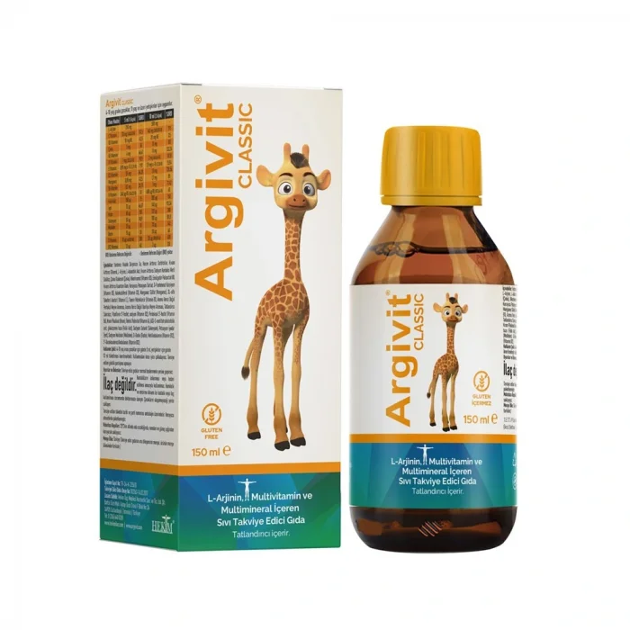 Argivit Classic Vitamin Mineral L-Arjinin Şurup 150 ml