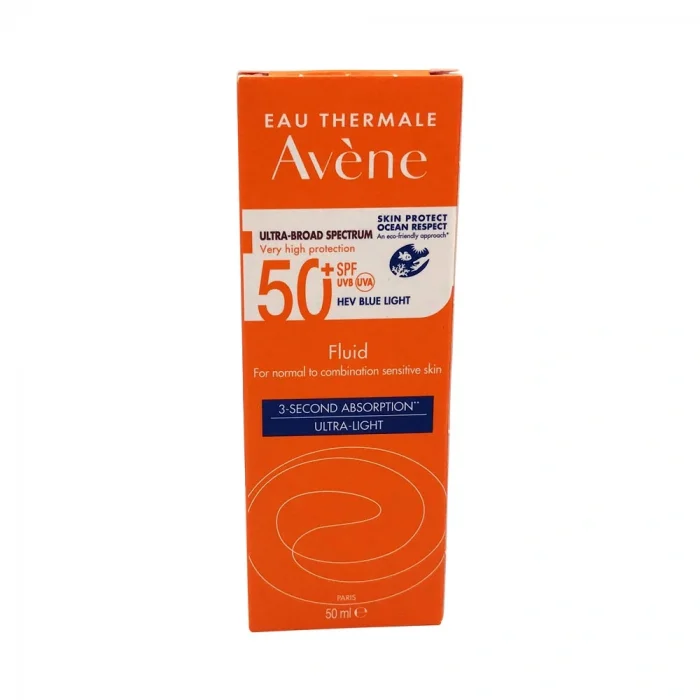 Avene Fluid 3 Second Absorption Ultra Light SPF50+ 50 ml