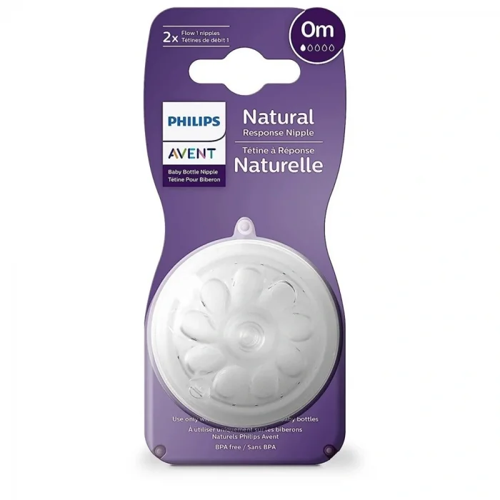 Avent Natural Response Biberon Emziği 1 Numara 0+ Ay 2li