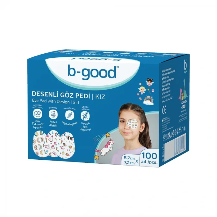 B-Good Göz Pedi Desenli Kız 5,7 x 7,2 cm - 100lü