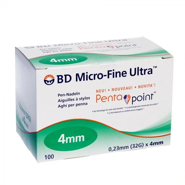 BD Micro-Fine Plus Kalem İğnesi 0,23mm (32G) x 4mm