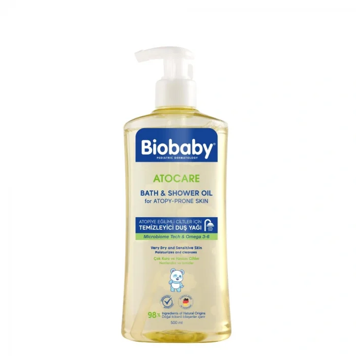 Biobaby Atocare Temizleyici Banyo Duş Yağı 500 ml