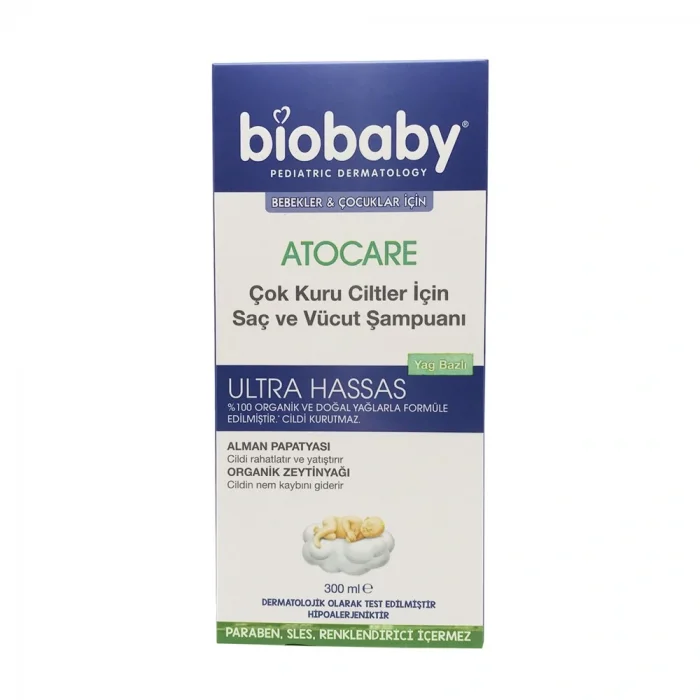 Biobaby Kuru ve Atopik Ciltler İçin Şampuan 300 ml