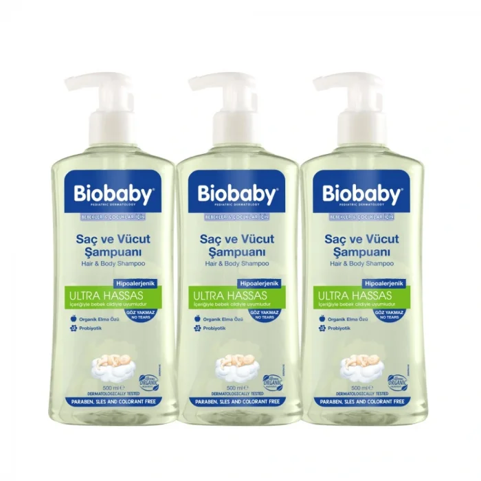 Biobaby Şampuan 500 ml - 3 Al 2 Öde