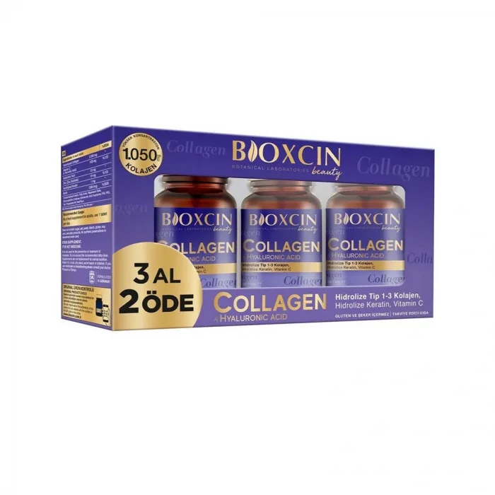Bioxcin Collagen Hyaluronic Acid Hidrolize Tip 1-3 Kolajen 3 x 30 Tablet - 3 Al 2 Öde