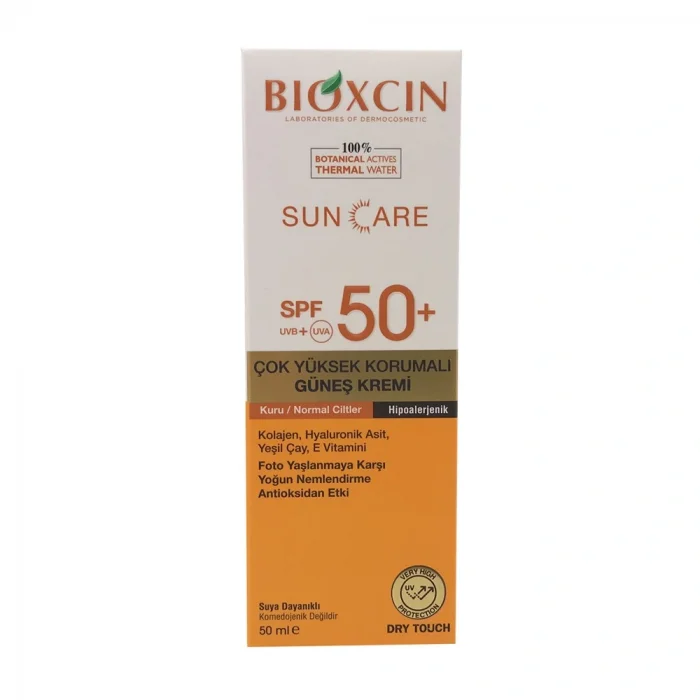Bioxcin Güneş Kremi Kuru  Normal Ciltler İçin SPF50 50 ml