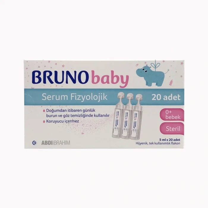 Bruno Serum Fizyolojik 5 ml x 20 Flakon