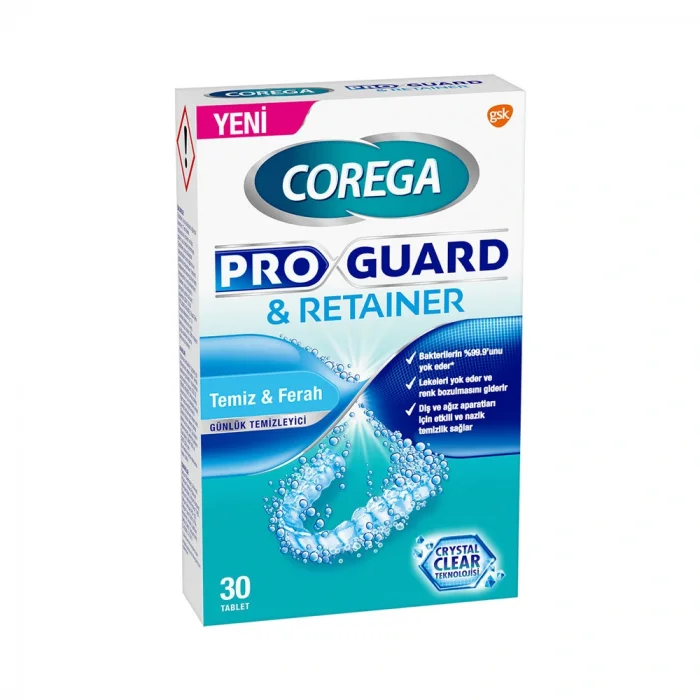 Corega Proguard  Retainer Temizleyici 30 Tablet
