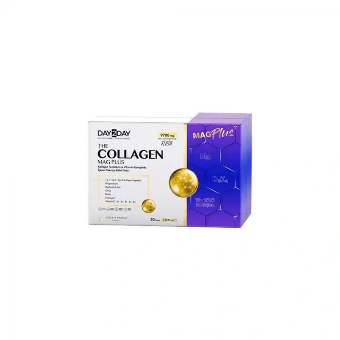 Day2Day Collagen Mag Plus Çilek Karpuz Aromalı 30 Saşe