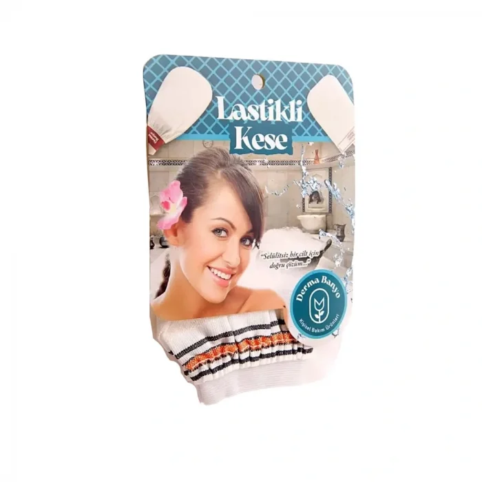 Derma Banyo Krep Lastikli Kese