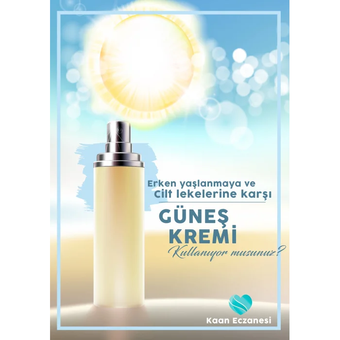 Güneş Kremi Afiş & Poster
