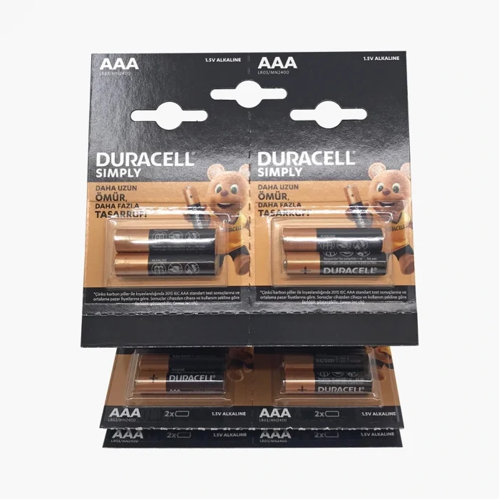 Duracell Simply AAA Pil 20li Kartela