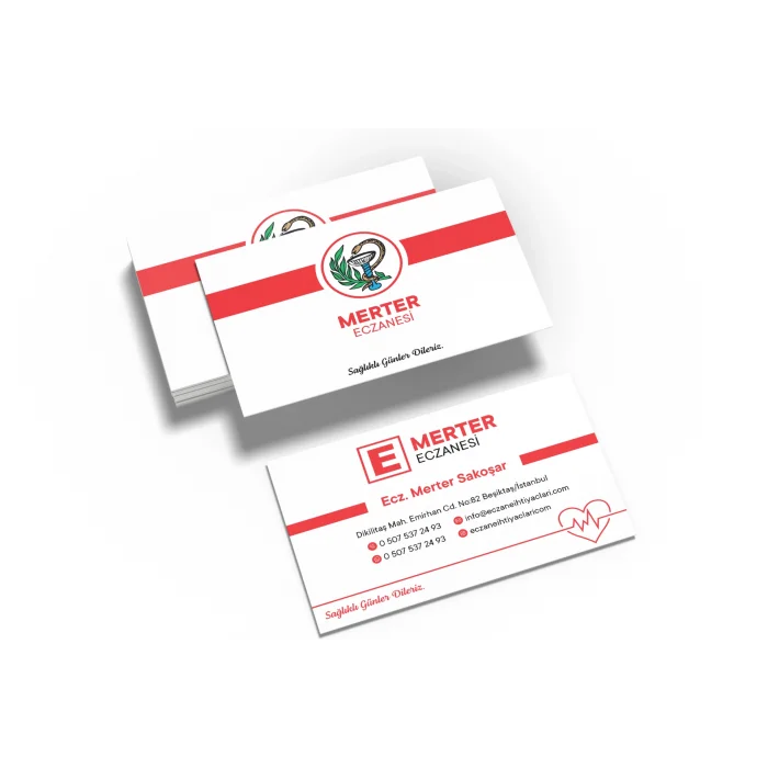 Eczane Kartvizit No:90 1000 Adet