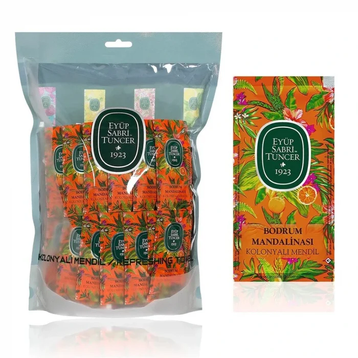 Eyüp Sabri Tuncer Bodrum Mandalinası Kolonyalı Mendil 150li