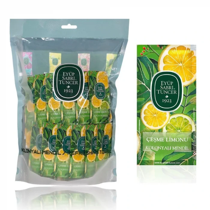 Eyüp Sabri Tuncer Çeşme Limon Kolonyalı Mendil 150li