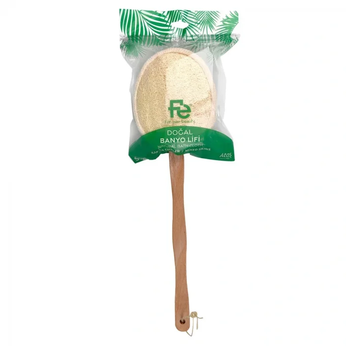 Fe Sisal Ahşap Saplı Masaj Lifi FEFU118