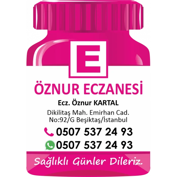 İlaç Şişesi Magnet No:5 - 1000 Adet