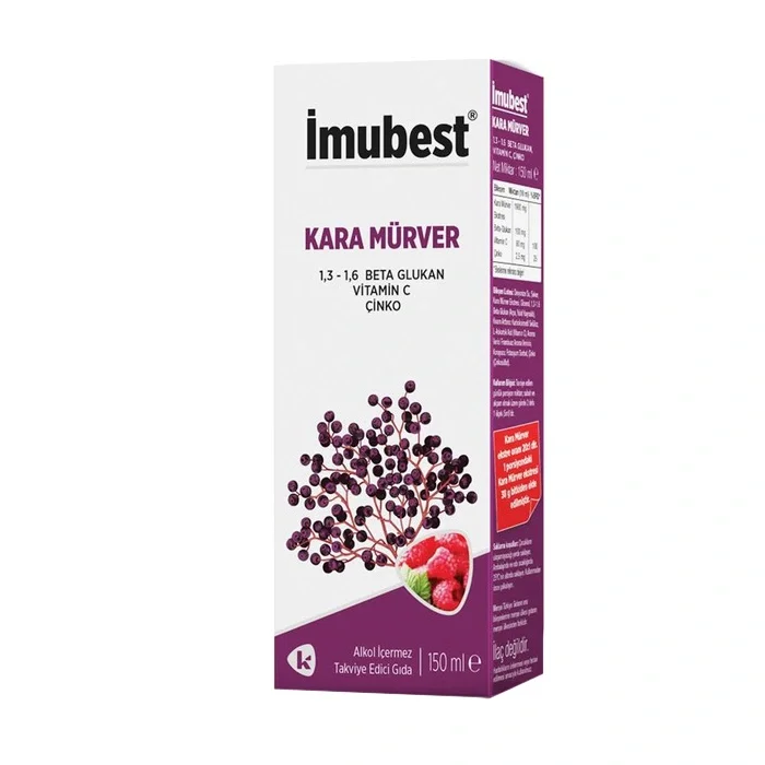 İmubest Şurup 150 ml - Sambucus Nigra, Beta Glukan, Vitamin C  çinko