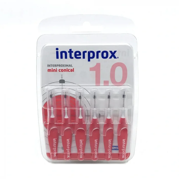 Interprox Blister 1,0 Mini Conical Kırmızı 6lı