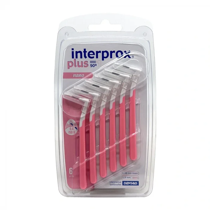 Interprox Plus Nano Arayüz Fırçası Pembe 0.6 mm 6 Adet