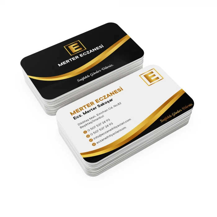 Kalın Gramajlı Eczane Kartvizit No:95 1000 Adet