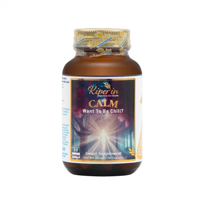 Kiperin Calm Relax Passiflora Safran Valerian HTP vb. İçerikler 30 Günlük Akıllı Gıda Takviyesi