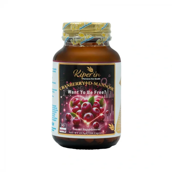 Kiperin Cranberry D-Mannoz 60 Kapsül