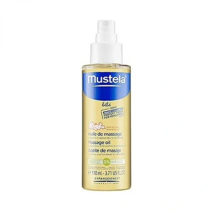 Mustela Baby Massage Oil 100 ml - Nemlendirici ve Rahatlatıcı Bebek Yağı