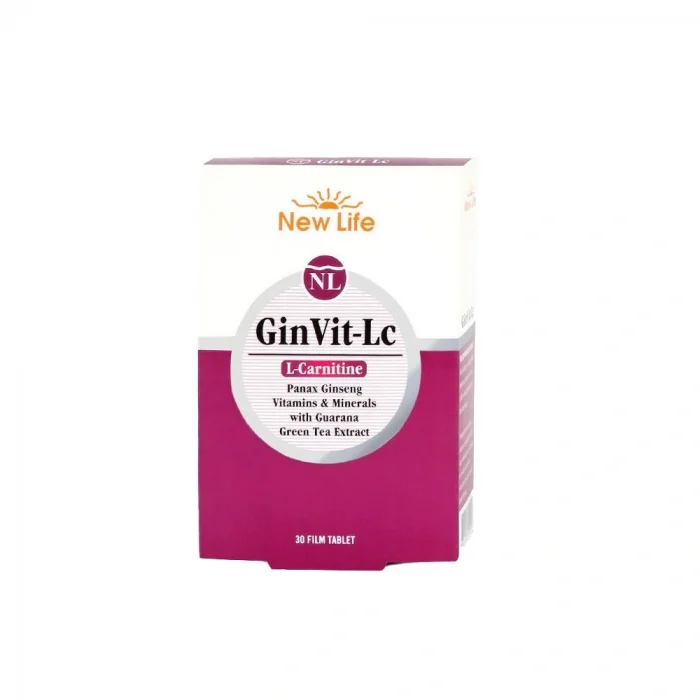 New Life GinVit-Lc L- Carnitine 30 Film Tablet