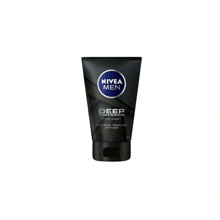 Nivea For Men Deep Dimension Yüz Temizleme Jeli 100 ml