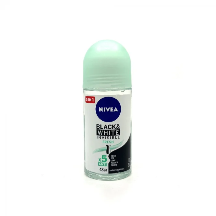 Nivea Invisible For Black  White Kadın Roll-on Fresh 50 ml