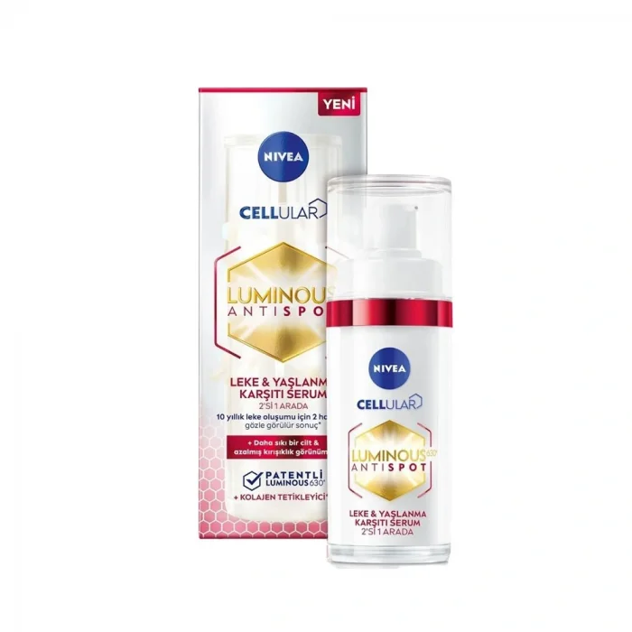 Nivea Luminous630 Leke Yaşlanma Karşıtı Serum Hyaluronik Asit ve Kolajen Tetikleyici 30 ml