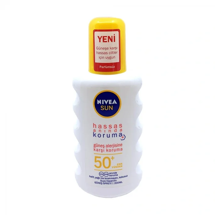 Nivea Sun Hassas Anında Koruma Güneş Koruyucu Sprey SPF50 200 ml