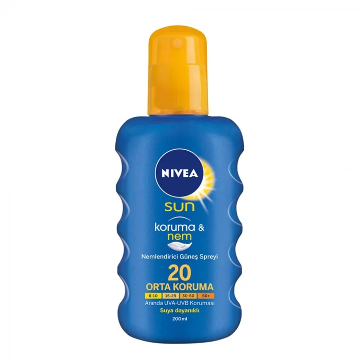 Nivea Sun Koruma  Nem Nemlendirici Güneş Spreyi SPF20 200 ml