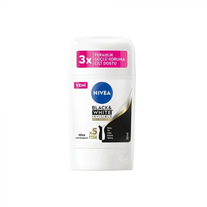 Nivea Women Black  White Invisible Stick Deodorant 50 ml