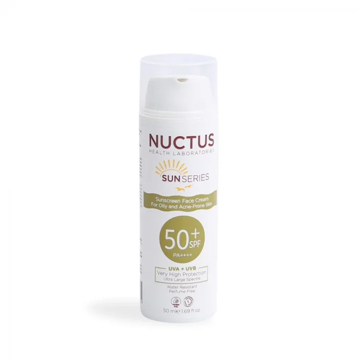 Nuctus Güneş Koruyucu Krem Yağlı Ciltler İçin SPF50+ 50 ml