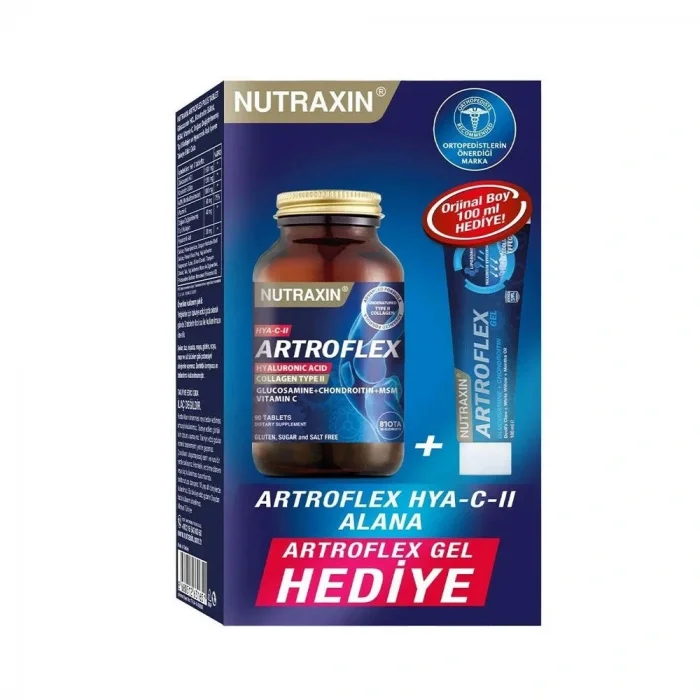 Nutraxin Artroflex Hya-C-II 90 Tablet + Extra Gel 100 ml Hediyeli