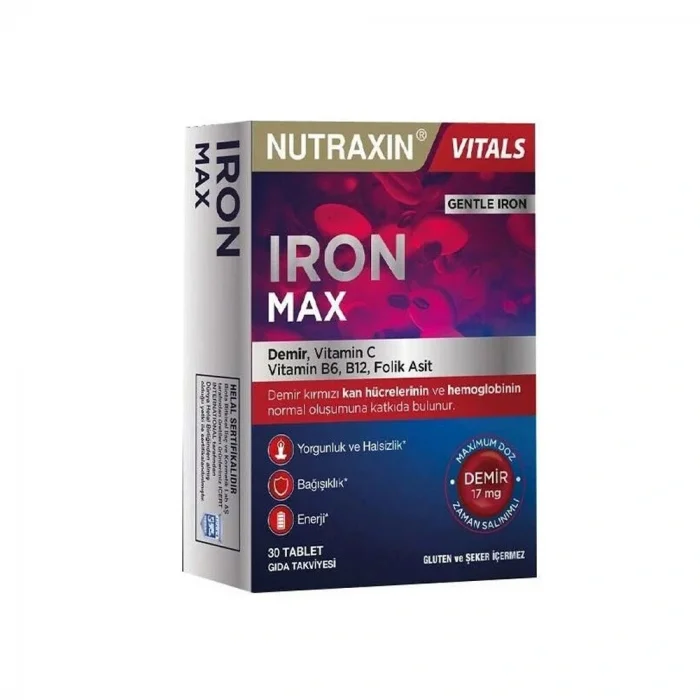 Nutraxin Iron Max 17 mg 30 Tablet