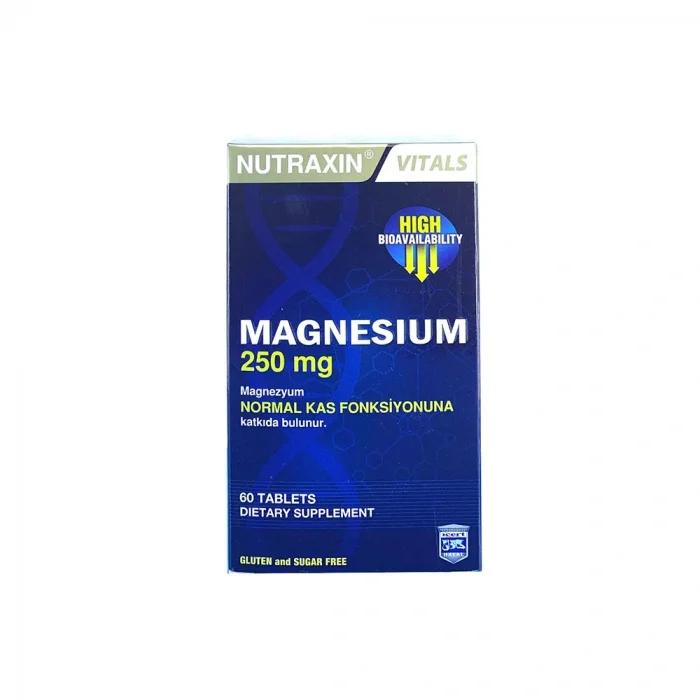 Nutraxin Magnesium 250 mg 60 Tablet