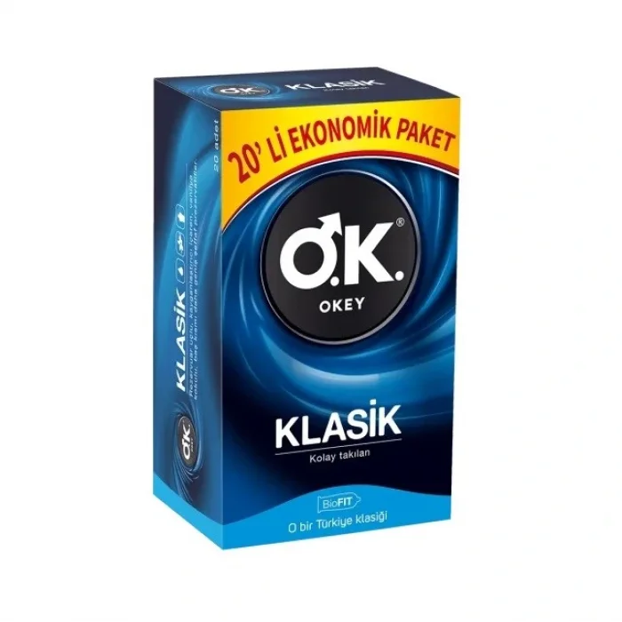 Okey Klasik Prezervatif Ekonomik 20li